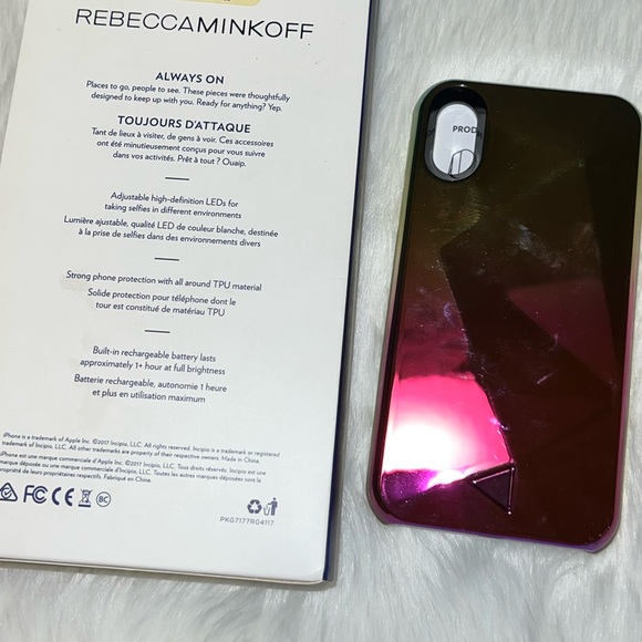Rebecca Minkoff Selfie Glow Case for iPhone X - Picture 7 of 7